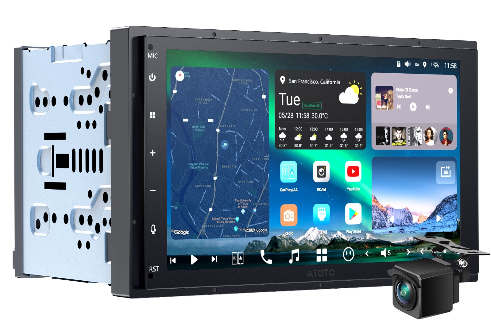 ATOTO 7” 2DIN Android Car Stereo Carplay&Android Auto Advanced AI Vision 8+128G