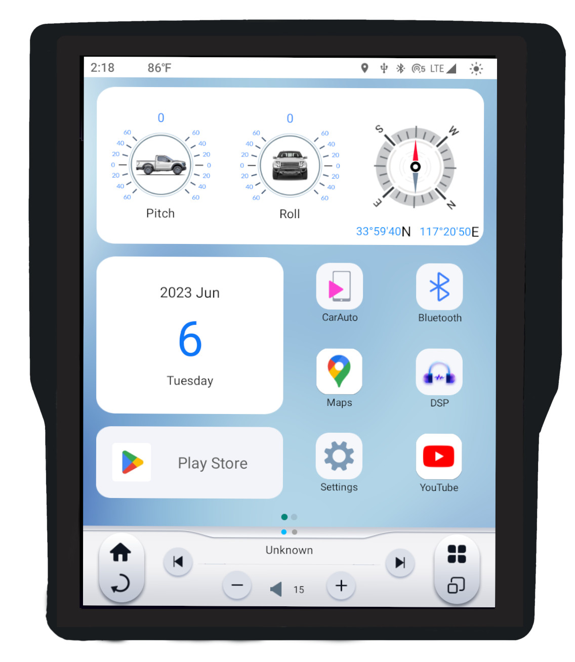 Linkswell 2019-UP DODGE RAM GENERATION 6 T-STYLE RADIO CarPlay