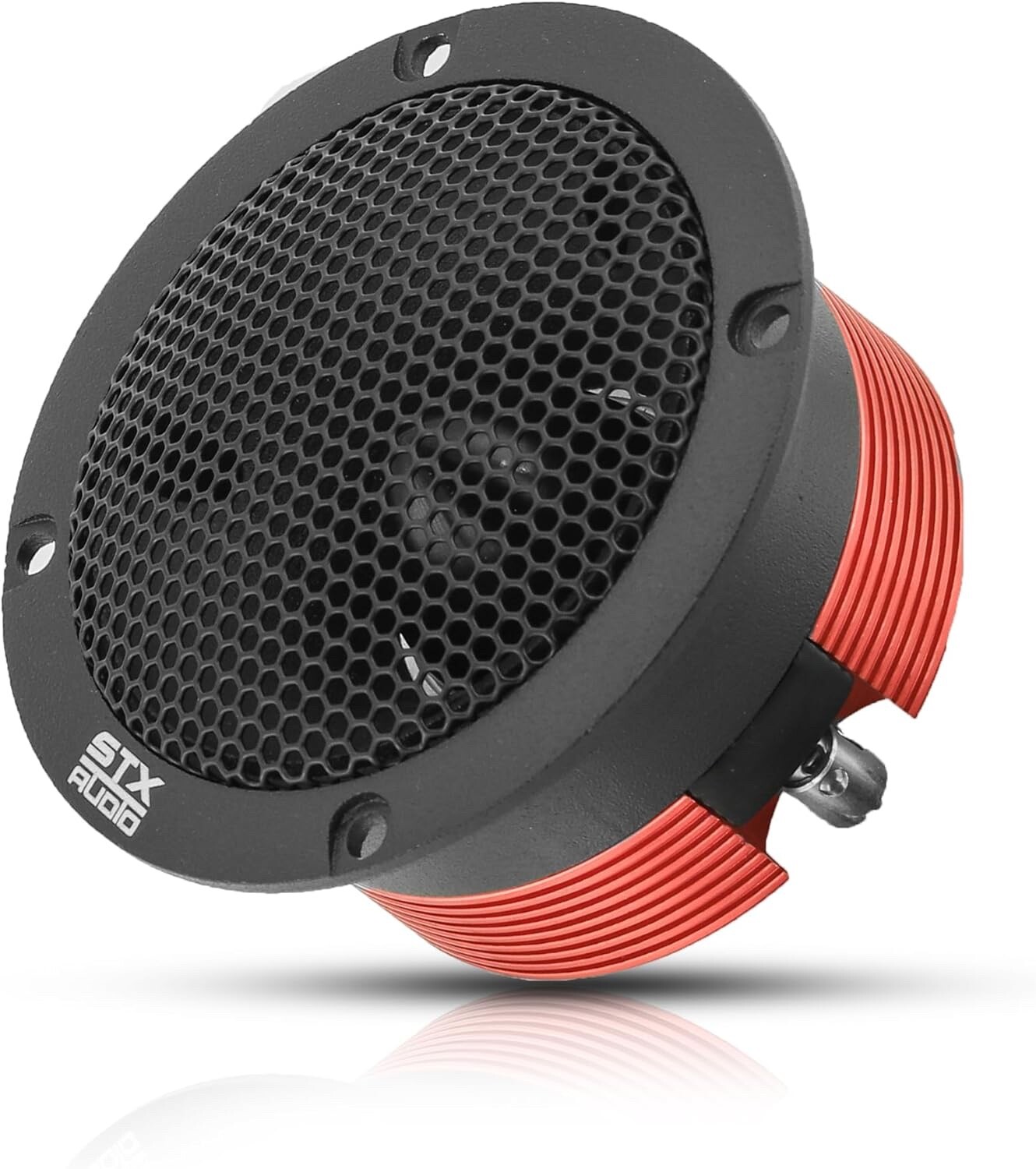 2x STXAudio 3.71 INCH Super Tweeter, 4 Ohm, 1000W Max, 105dB, Titanium, CCAW