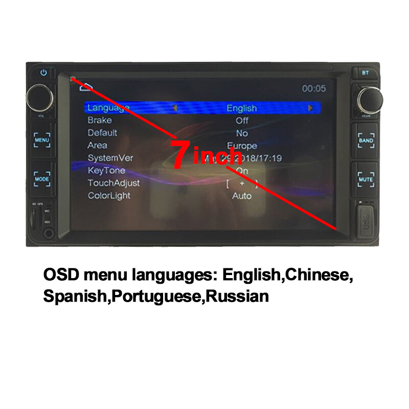 7″2Din Touch Screen Car MP5 Player Radio USB/FM/AUX FOR TOYOTA COROLLA 2004-2014