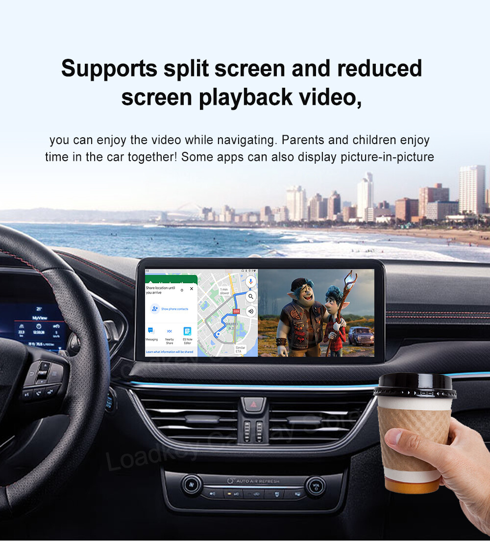 For Kia 8G+128GB Android 12 Ai Box CarPlay QCM6125 Wireless CarPlay Android Auto
