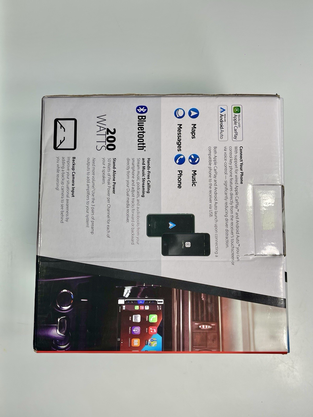 Dual Electronics 7” 200w Media Receiver Touchscreen Bluetooth XDCPA10BT