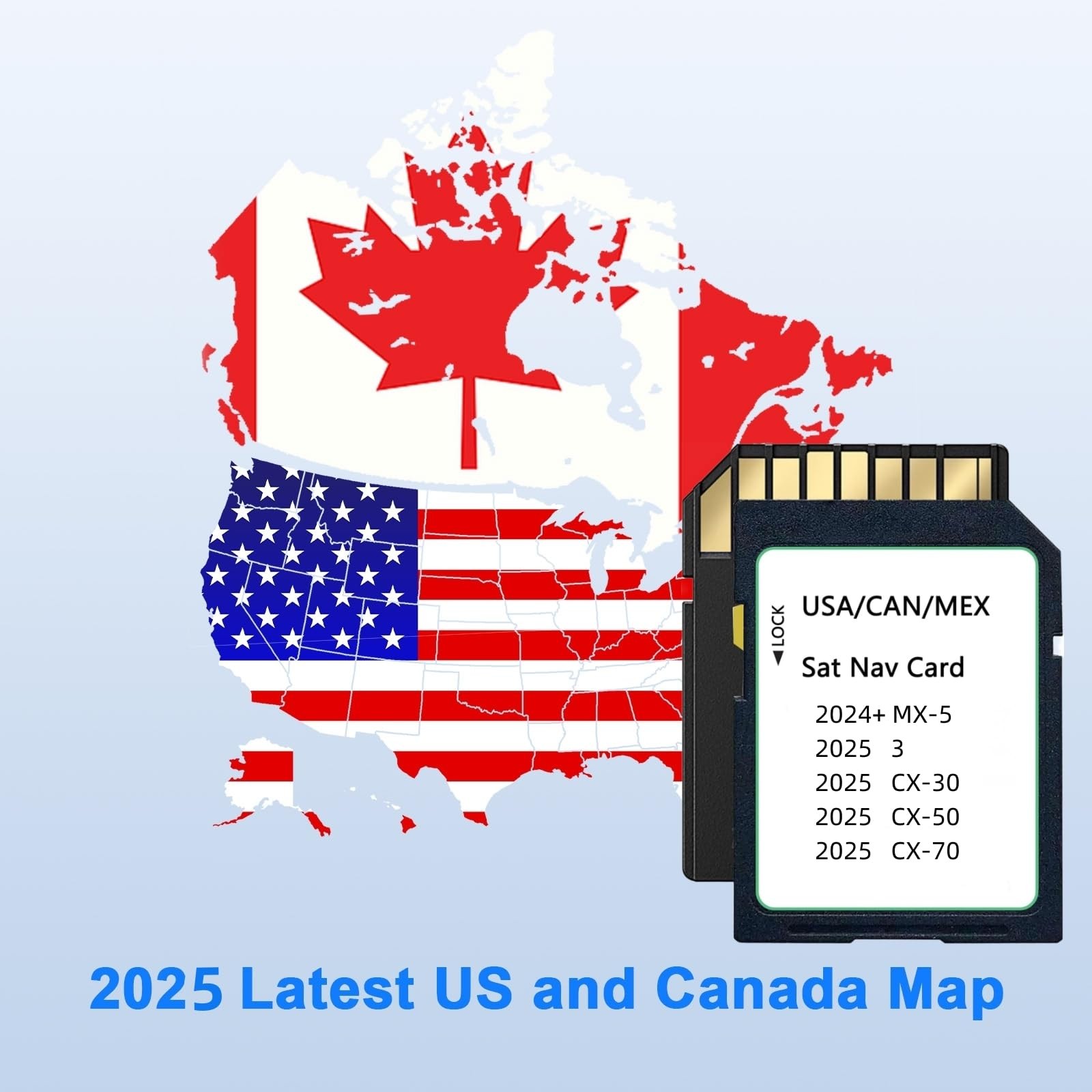 Upgraded Navigation SD Card Map Compatible with 2024+ MX-5, 2025 3/ CX-30, 20…