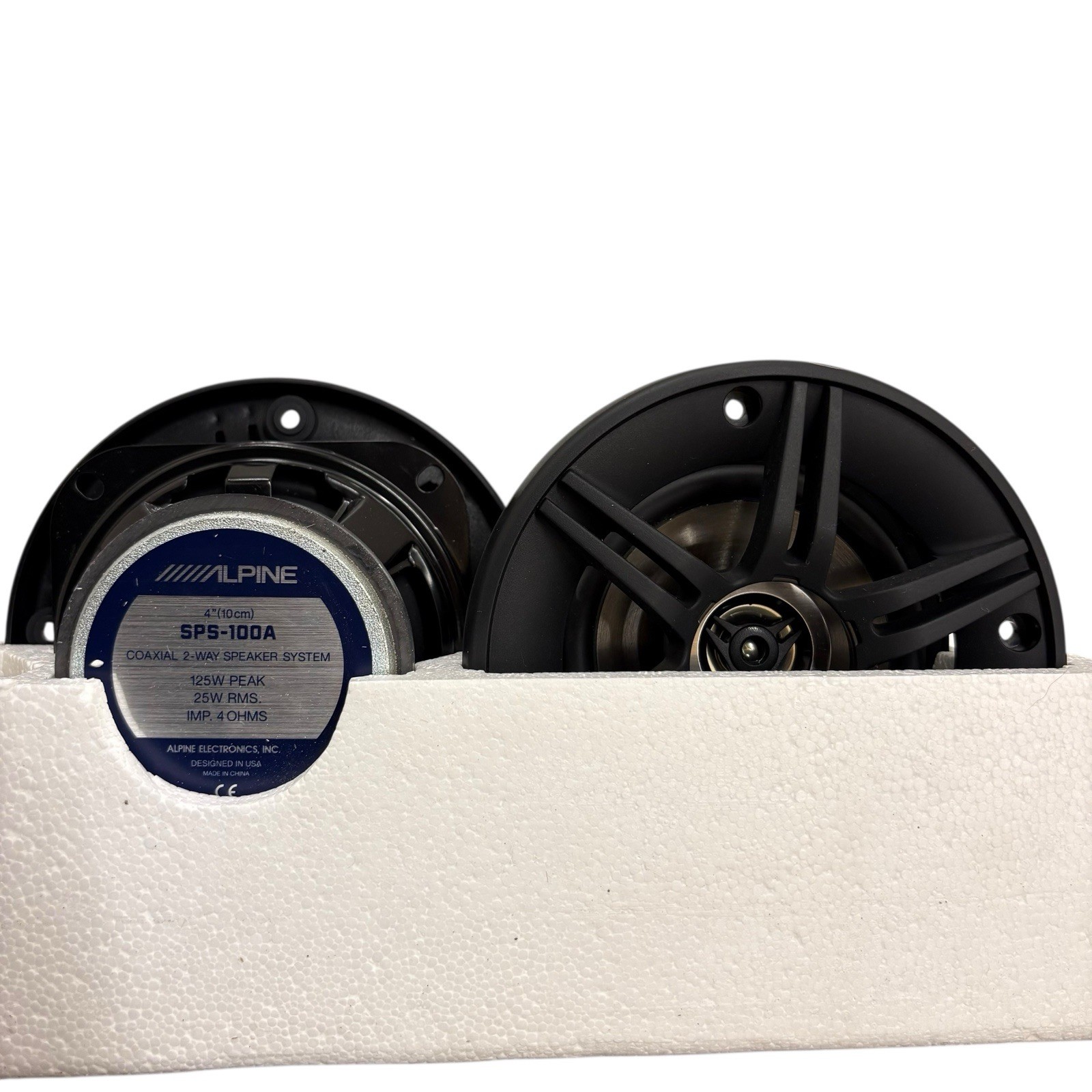 Alpine Car Stereo SPS-100A Coaxial 2-Way Speaker System
