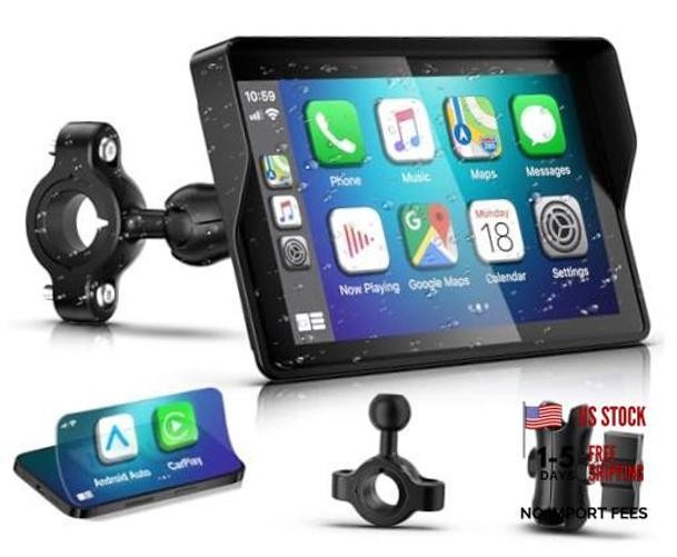 2026 GPS Carplay 5 inch for Motorcycle with 5 Inch Screen+Mounting Bracket