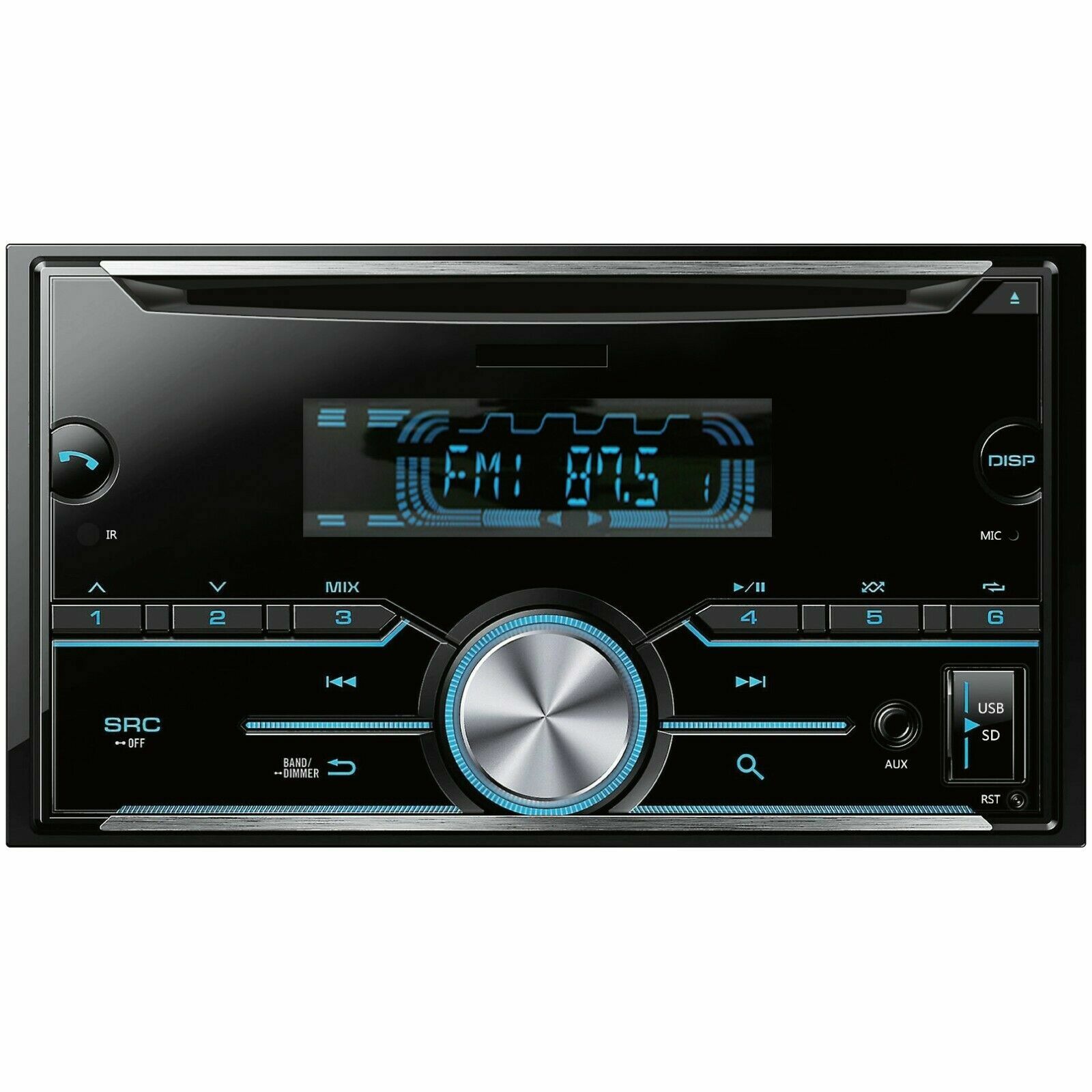 2x Pioneer 6×9″ & 2x 6.5 Speakers Double DIN CD/MP3 Bluetooth Car Receiver 75xW