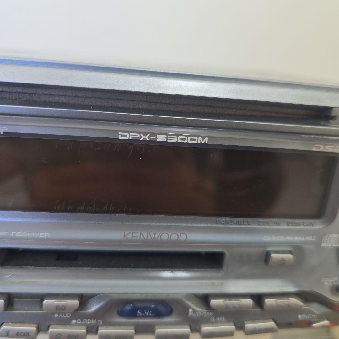 KENWOOD DPX-5500M 2DIN Car Audio CD MD DSP Player Tested JDM Japan