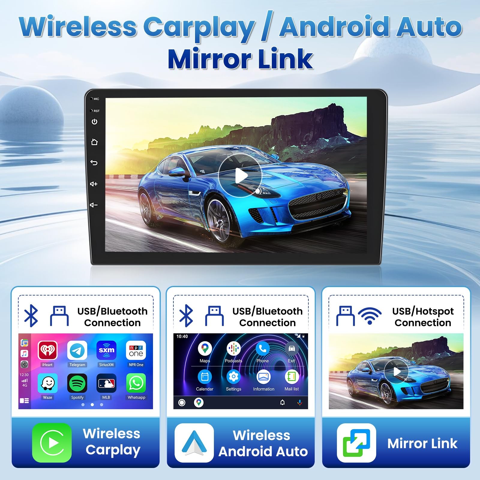 64G For 2005-2010 Honda Odyssey Android Auto Car Stereo Radio GPS Navi 1280*800