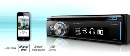 Pioneer Carrozzeria DEH-7100 CD USB Bluetooth AUX iPhone iPod Single DIN JDM NEW