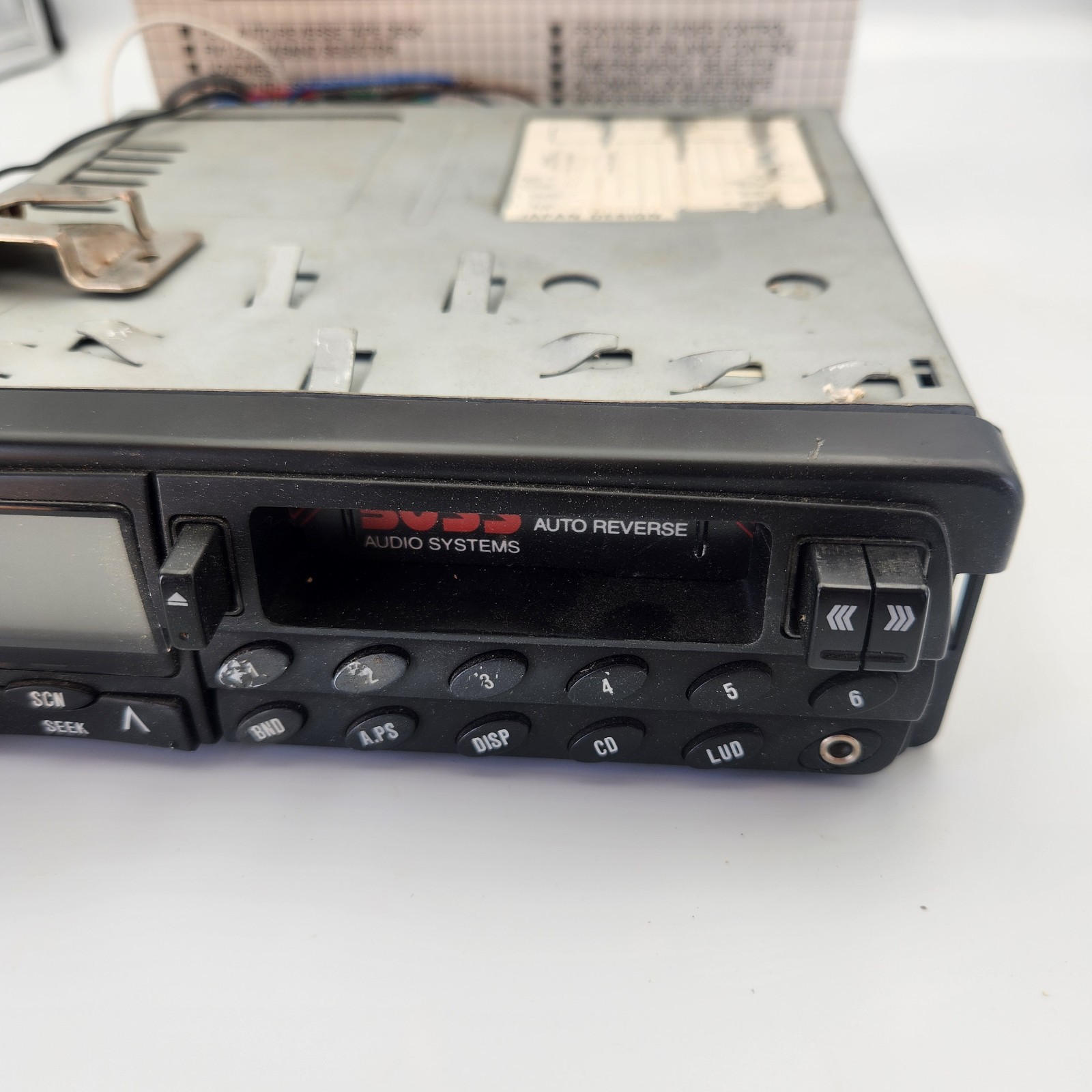 Vintage Boss Audio Systems AVA-101 Cassette Tape Car Radio Stereo With Box