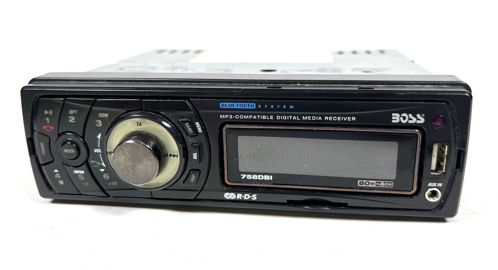 Boss Audio 758DBI Car Flash Audio Player Single DIN – iPod Mount