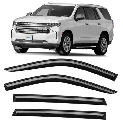 Incredibly Durable Rain Guards for Chevy Tahoe/Cadillac For Tahoe 21-26