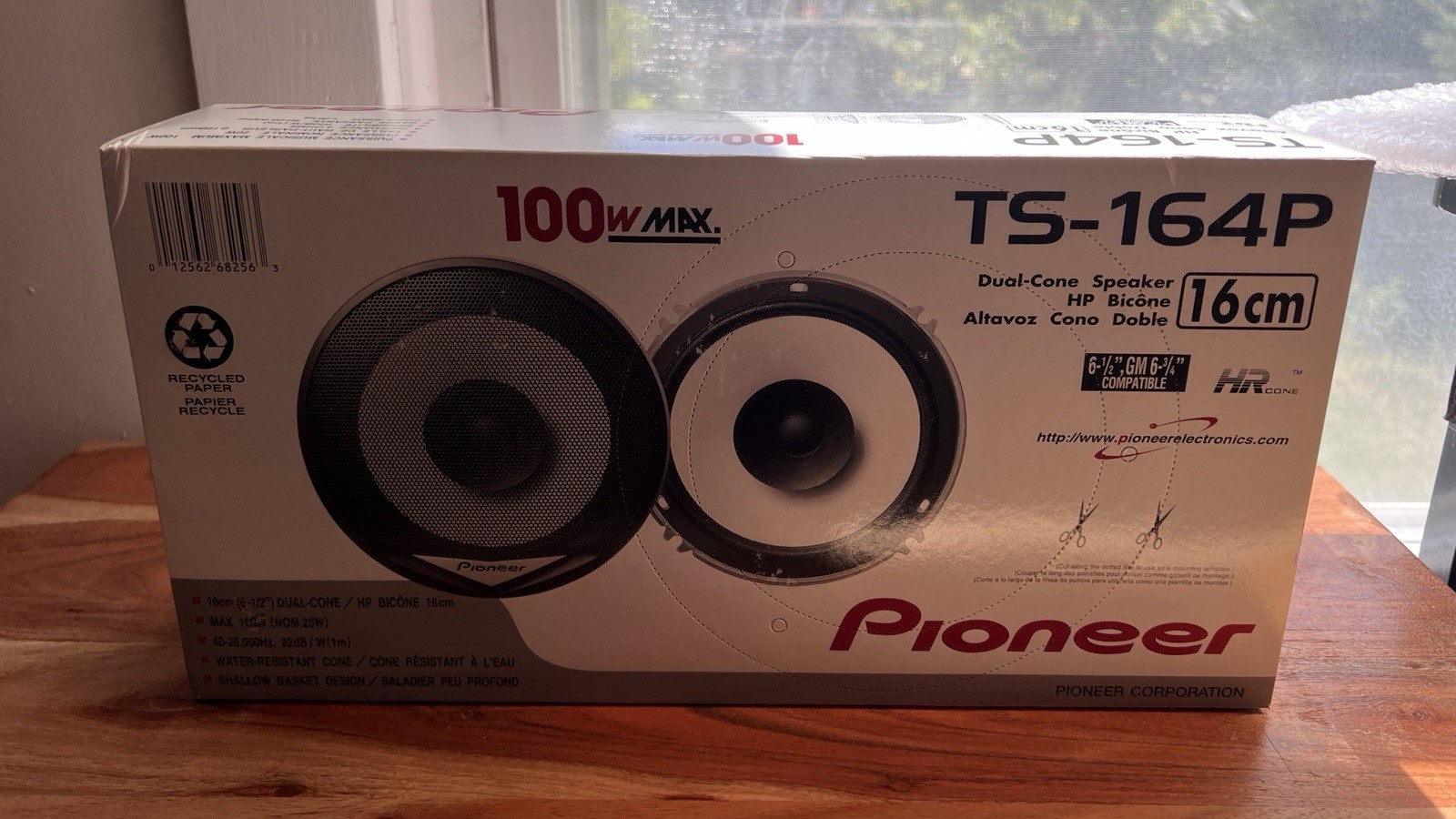 Pioneer CD Receiver 50Wx4 + 6.5” Speakers Pair – DEH-11E + TS-164P NEW Kit