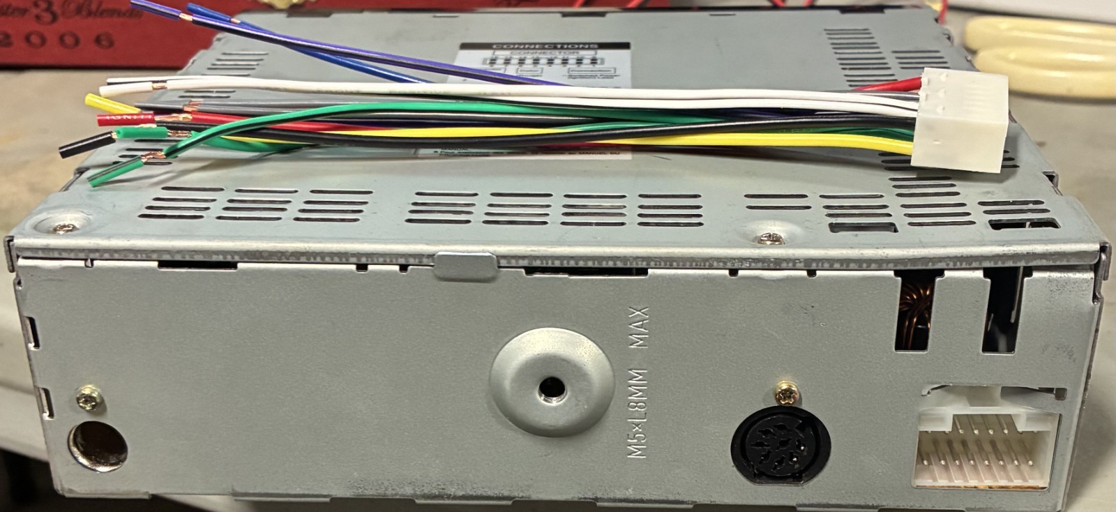 Vintage Alpine Car In-Dash CDM-7833 AM/FM/CD Player