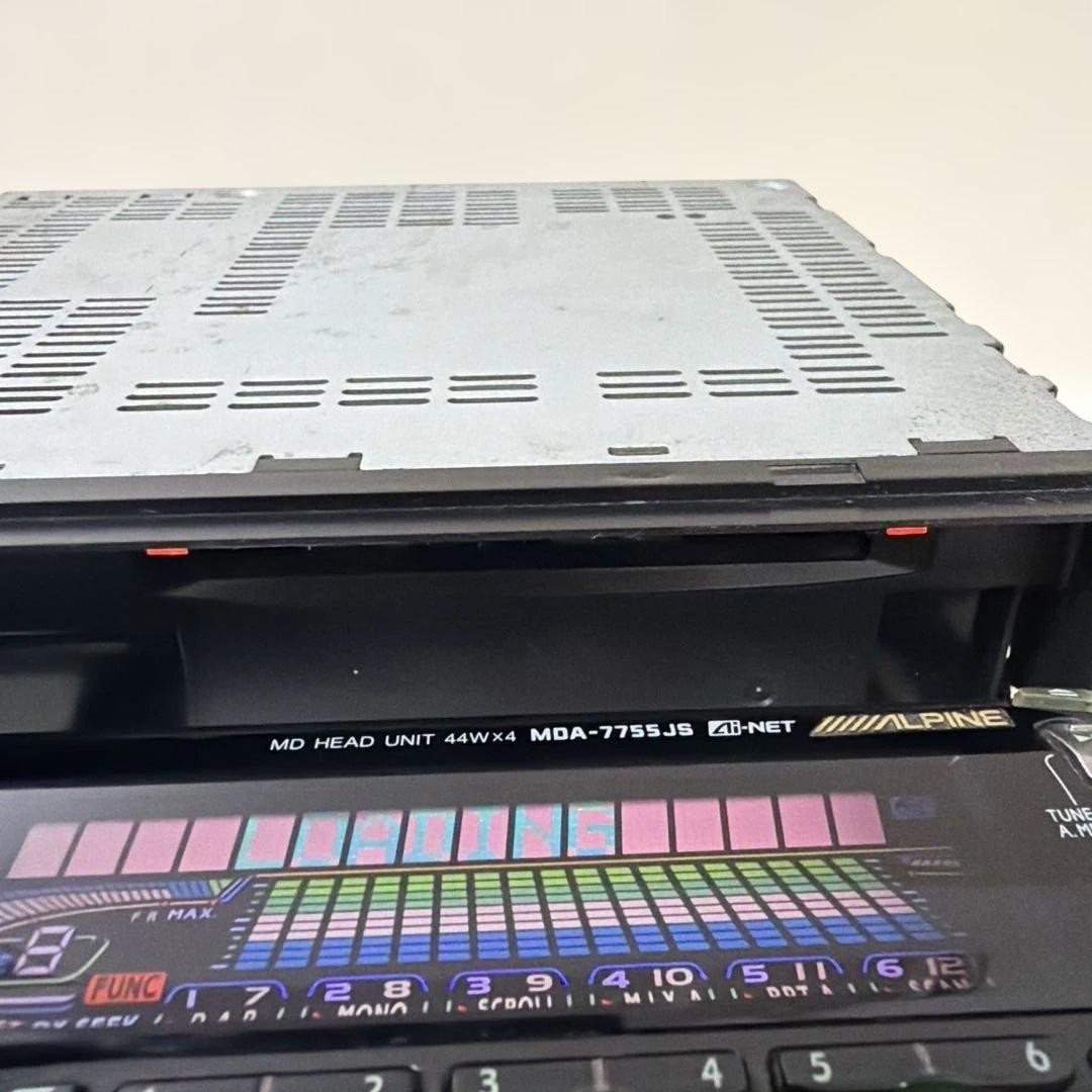 ALPINE MDA-7755JS MD Player Car Audio Head Unit Tested