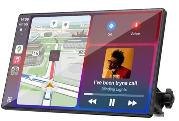 Carplay Screen for Car, 9” Wireless CarPlay & Android Auto- Upgrade 9 inch