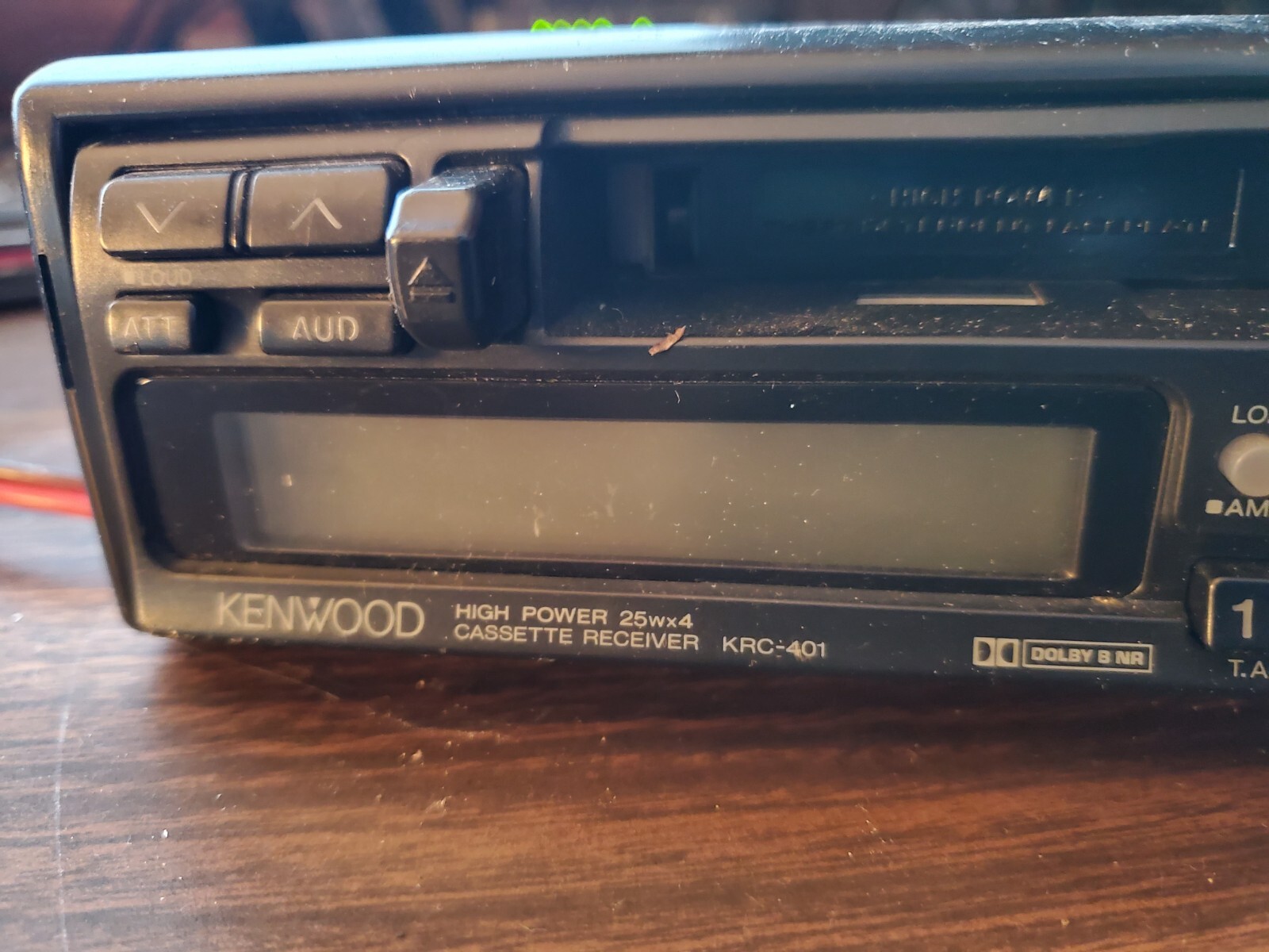KENWOOD KRC-401 Cassette Receiver Tape Deck car stereo 12v 25Wx4 Dolby B nr