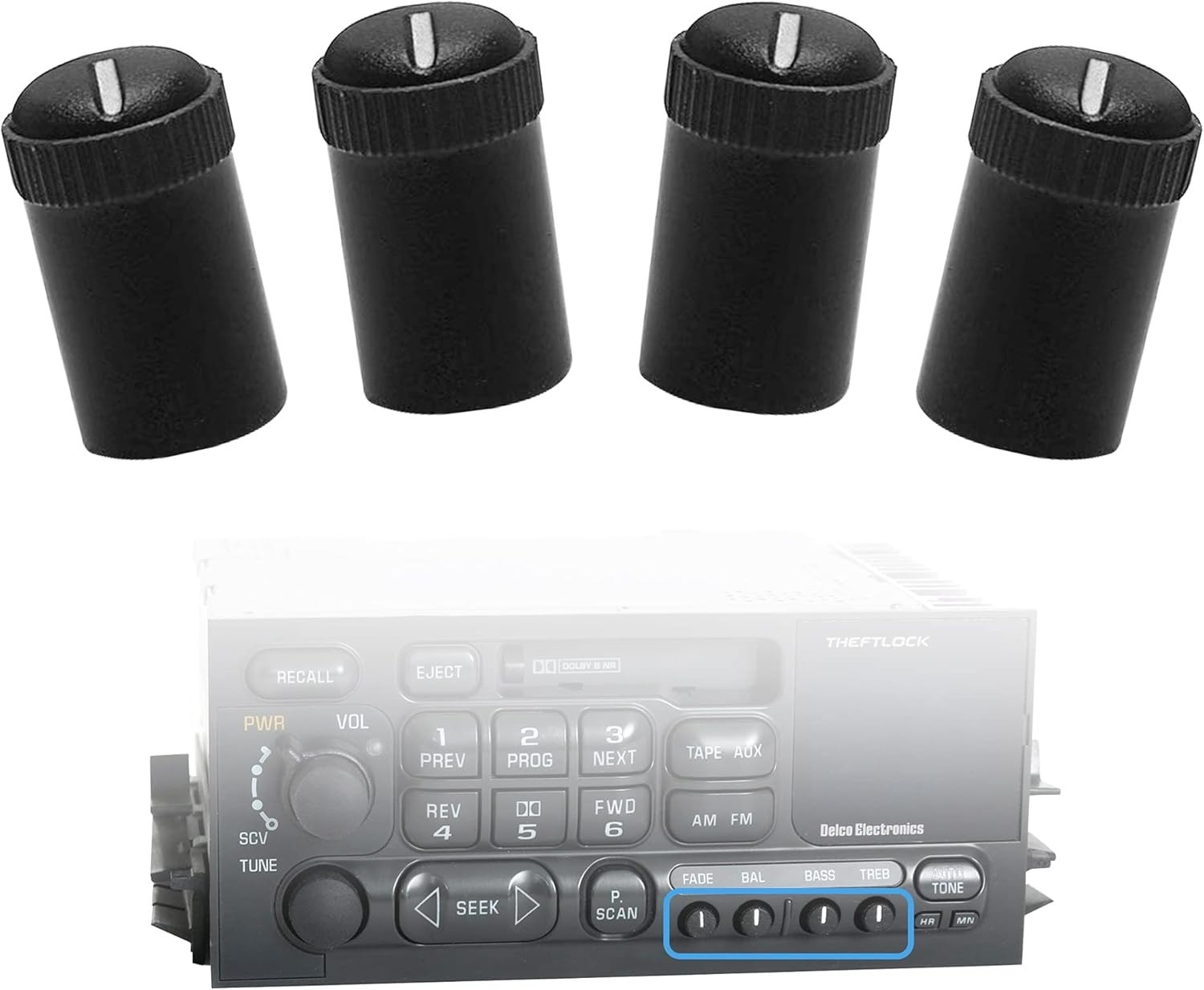 GM Speaker Control Knob Set – 16195412 [4 PCS]