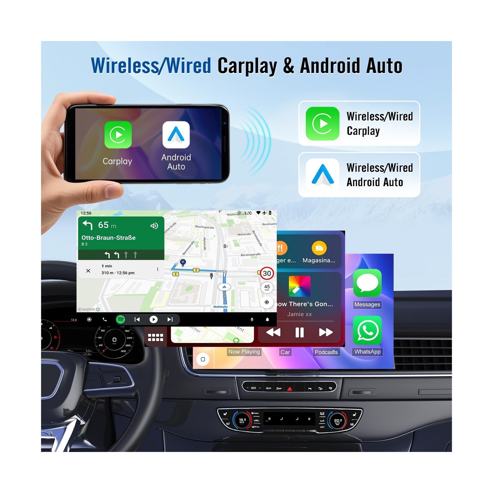 Android 14 4+64GB Car Stereo Radio for Isuzu N Series (NNR/NPR/NPS/NQR) Truck…