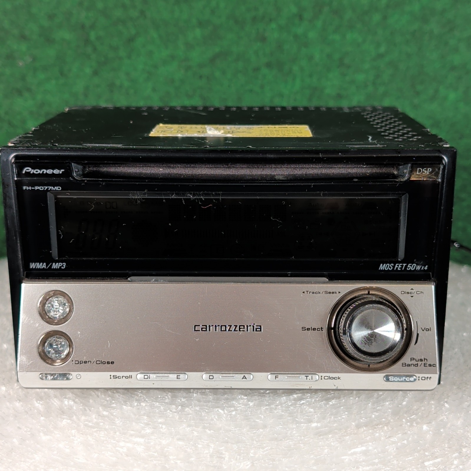Pioneer Carrozzeria FH-P077MD 2DIN Car Audio CD MD Player JDM Tested