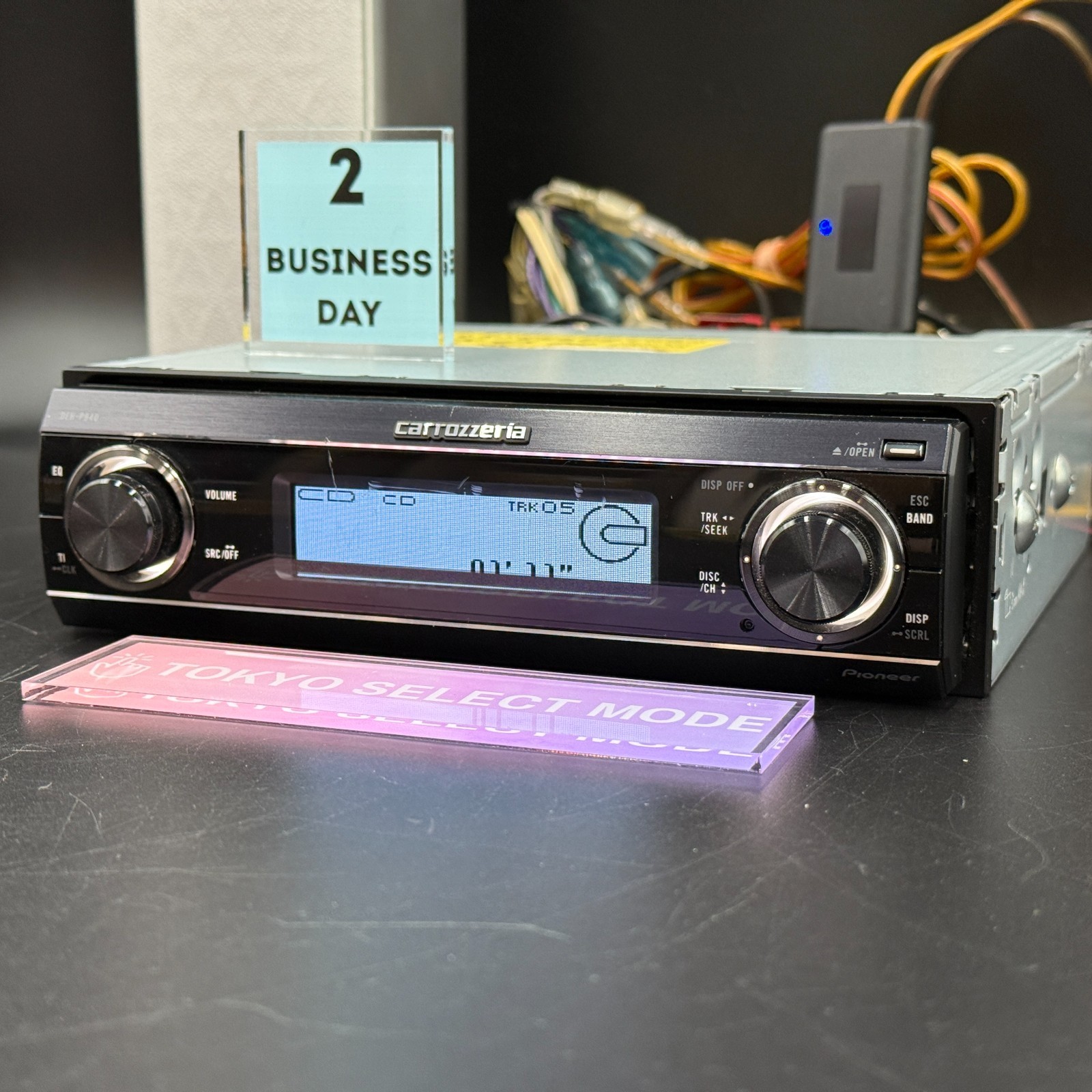 Pioneer Carrozzeria DEH-P940 CD Player DSP SFC AUX 1DIN Added BT Tested In Stock