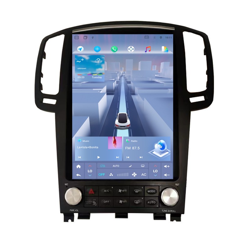12.1″ For Infiniti G25 G37 2009-2015 Android 13 Car Screen GPS Navi Radio Stereo