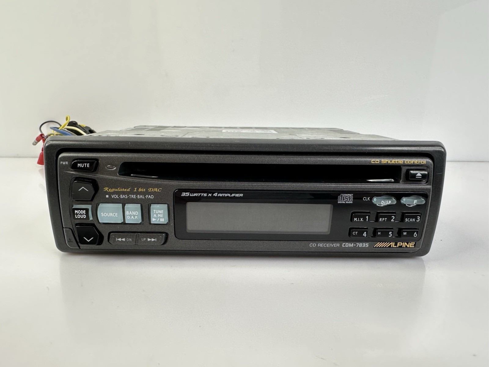 Vintage 1999 Alpine 7835 CD Player Deck 35wx4 Japan HTF