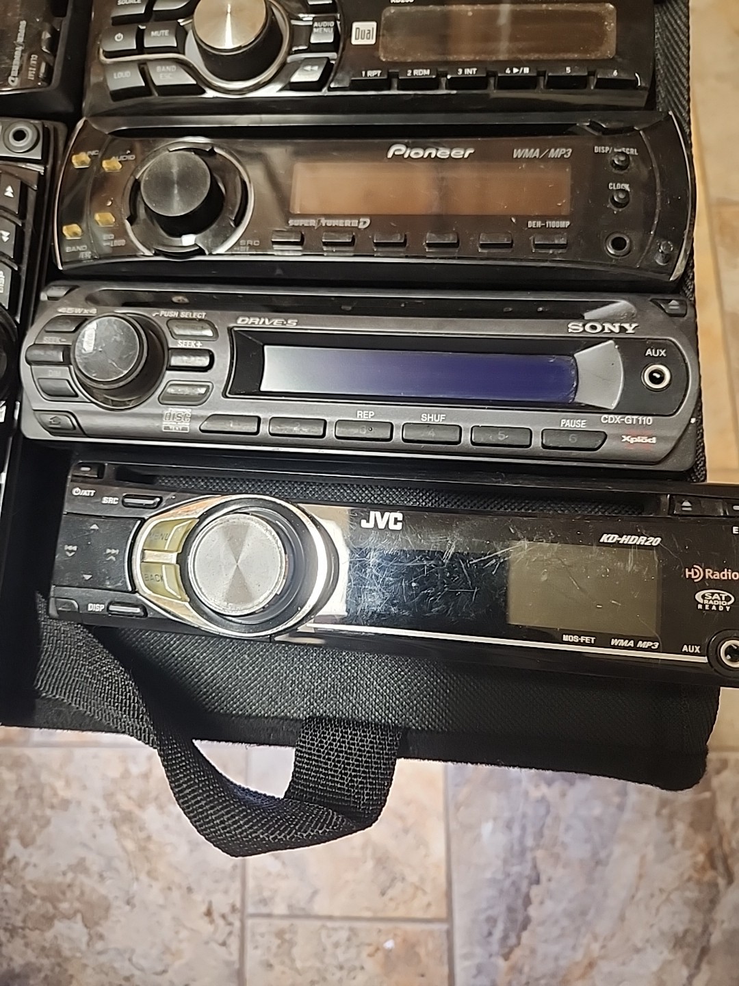 faceplate car stereo radio Sony,pioneer,Dual,jvc,kenwood (12face)
