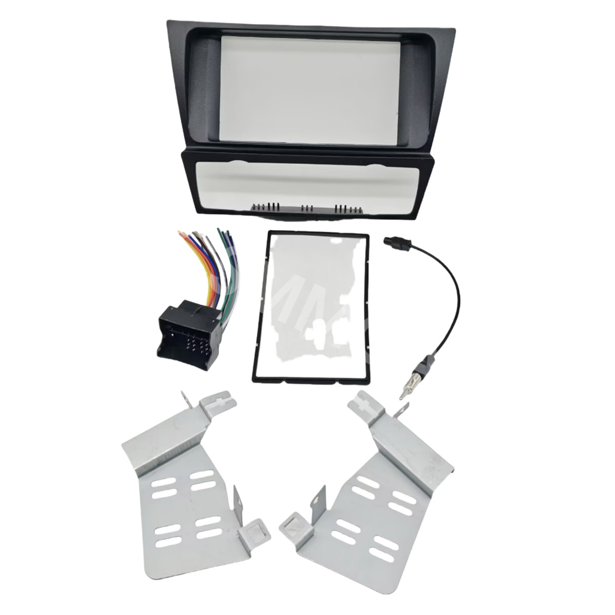 Fit For 2004-2012 BMW E90 E91 E92 E93 Stereo Double DIN Dash Kit Harness Adapter