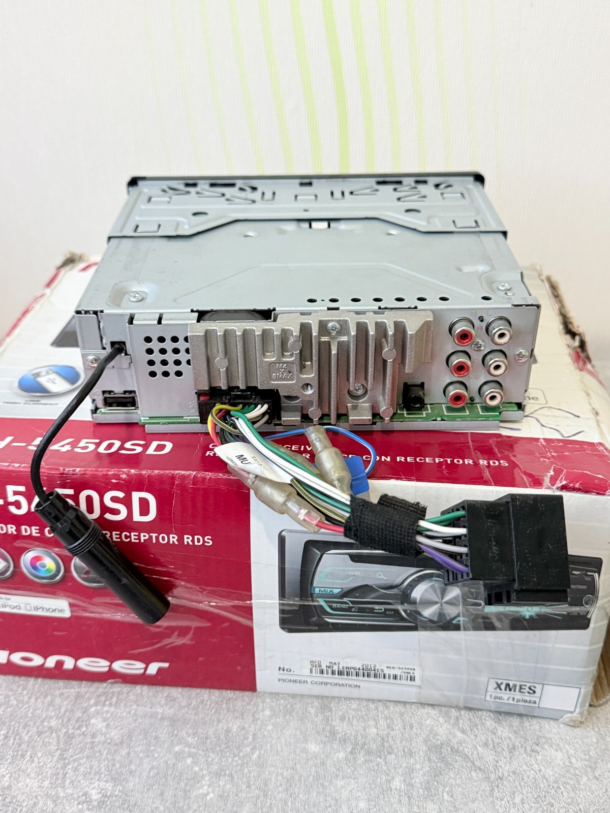 Pioneer DEH-5450SD Car Stereo Cd Player USB Sd AUX MP3 1DIN Radio