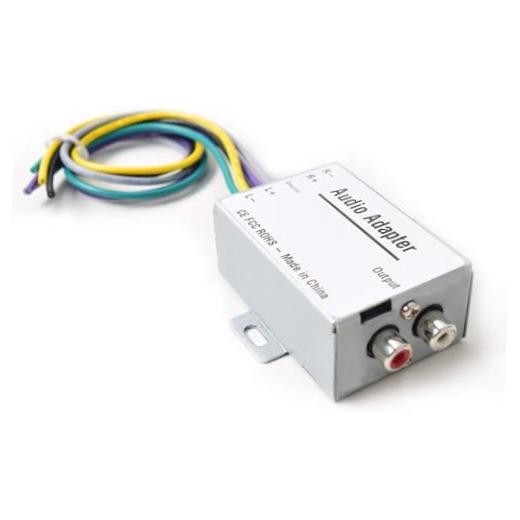 Car Stereo Audio Speak Signal Hi-Low Converter for Auto Amp Audio Adapter