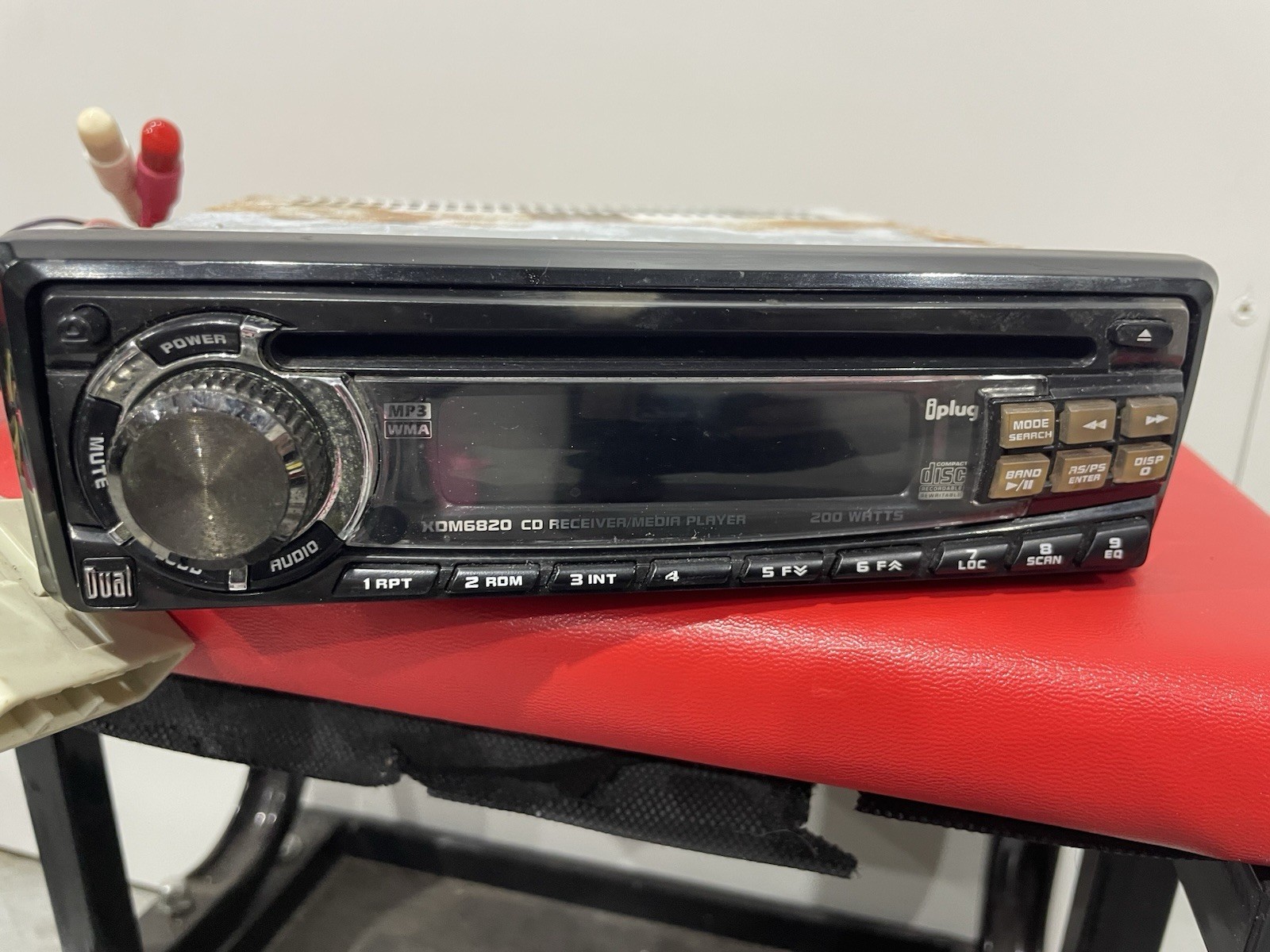 Dual Electronics XDM6820 CD Receiver/Media Player 200 Watts Iplug Faceplate