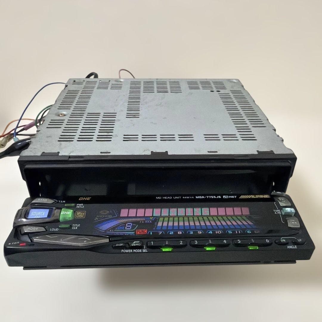 ALPINE MDA-7755JS MD Player Car Audio Head Unit Tested
