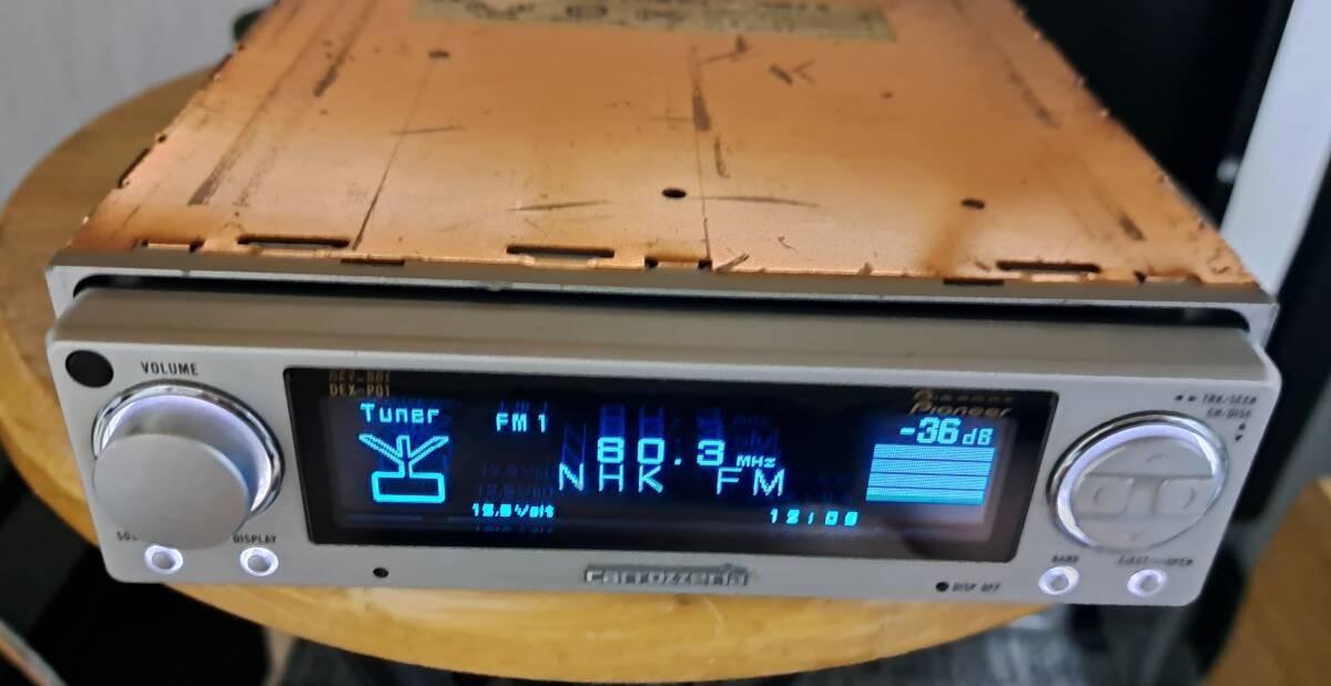 Pioneer Carrozzeria DEX-P01 CD Tuner Head Unit 1DIN 24bit Car Audio Japan