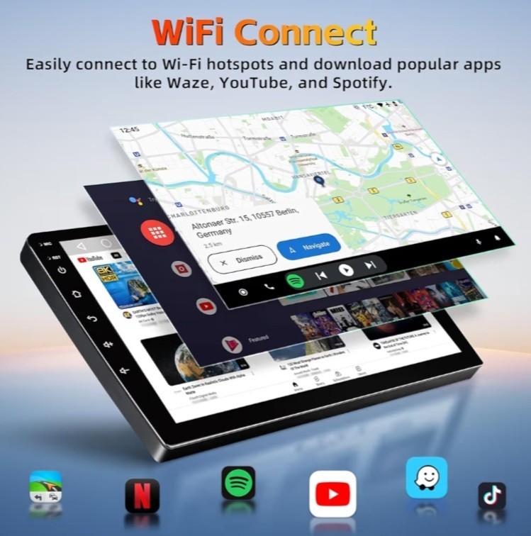 Android 15 Car Stereo Jeep Wrangler JK 2007-2018 CarPlay Touchscreen GPS NEW