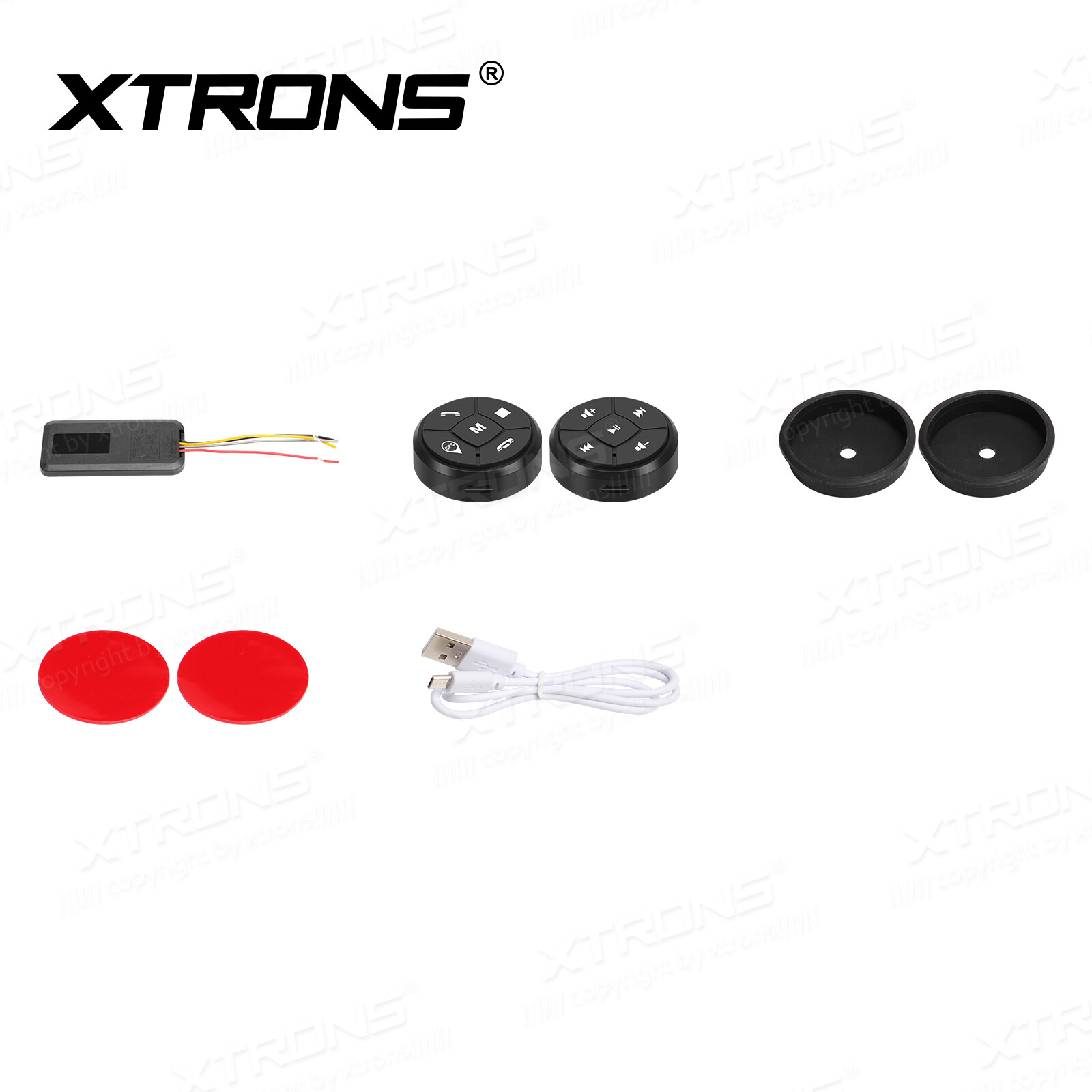 XTRONS Wireless Car Steering Wheel Remote Control Button For Car Stereo DVD GPS