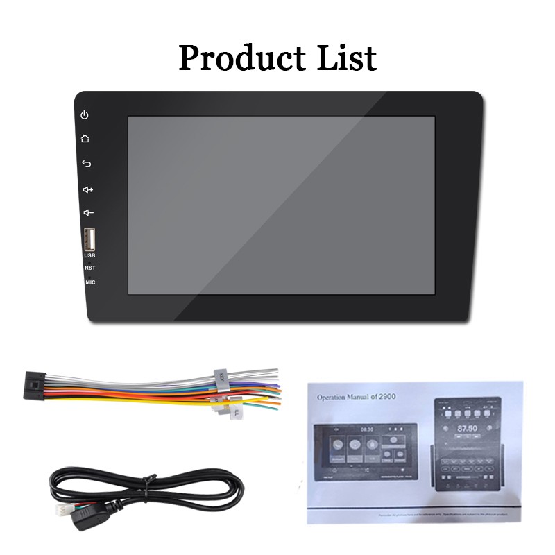 2Din Built-in Carplay Android Auto Car Radio Bluetooth FM 8″ Touch Screen Player