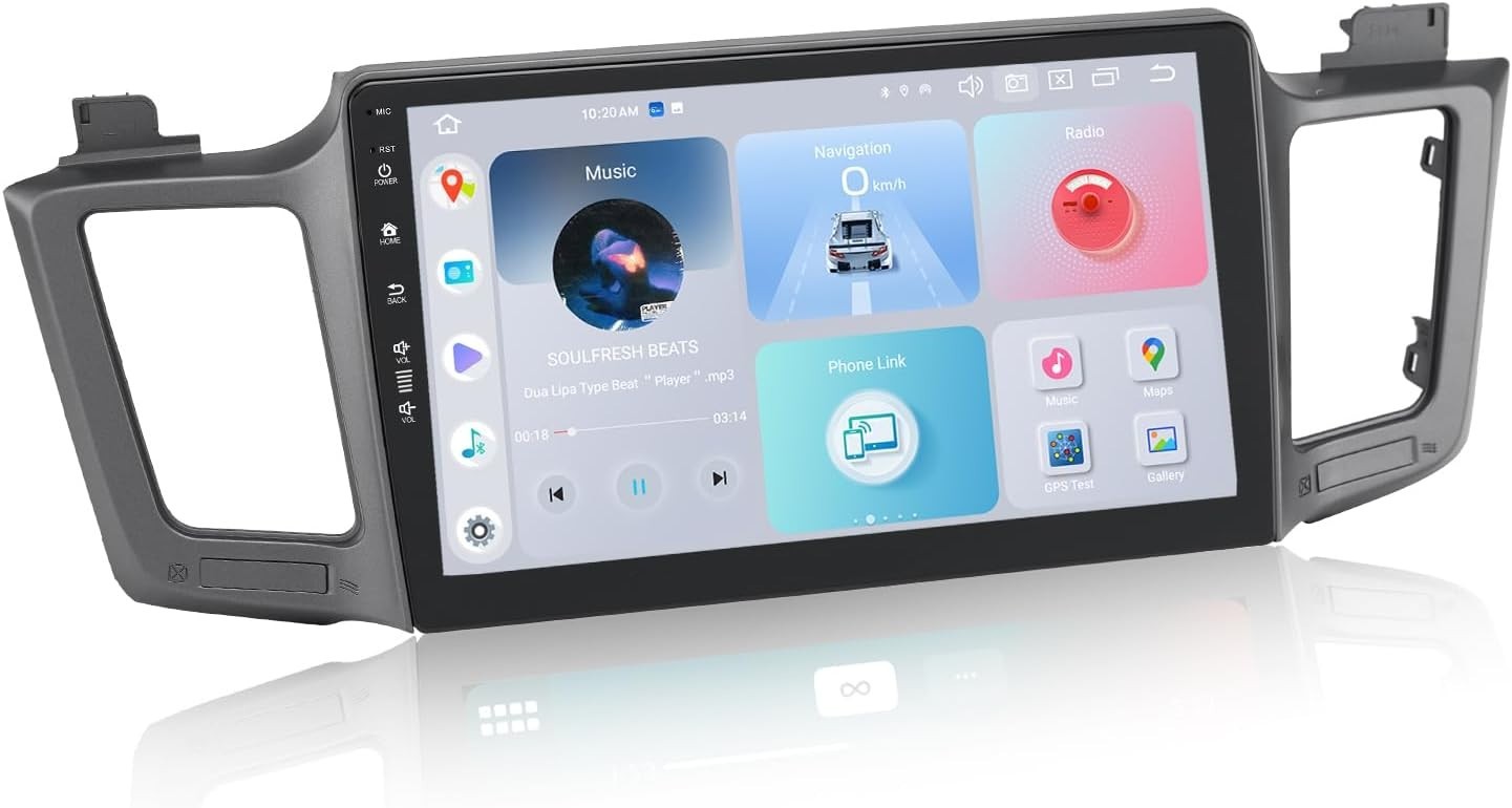Roadanvi X12 Car Stereo for Toyota RAV4 2013-2018 Android 12 Radio 10.2″ CarPlay