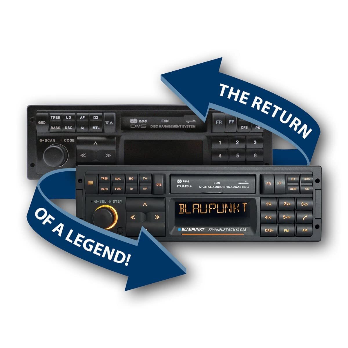 Blaupunkt Frankfurt RCM 82 DAB Retro Style Car Bluetooth Radio BRAND NEW MODEL