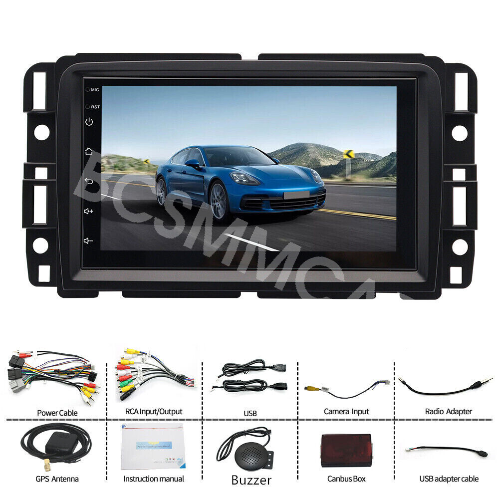 2DIN Car Stereo Radio Touch Screen WIFI Head Unit Fit For GMC Acadia 2013-2017