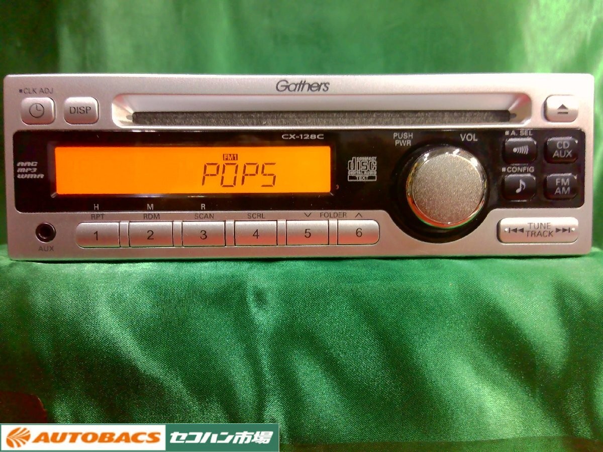 Honda Gathers CX-128C CD AUX Radio 1DIN OEM Audio JAPAN
