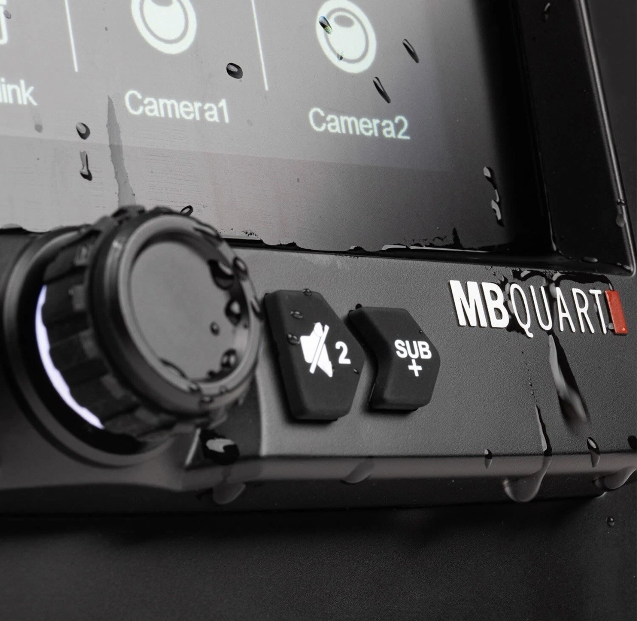 MB QUART GMR7V1 7-Inch Waterproof Touchscreen Apple®CarPlay Source Unit