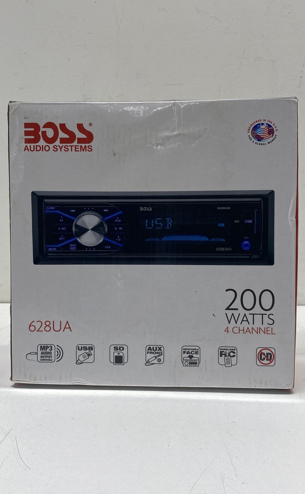 Boss Audio Systems 628UA Digital Media Receiver 200W MP3 USB SD For Parts
