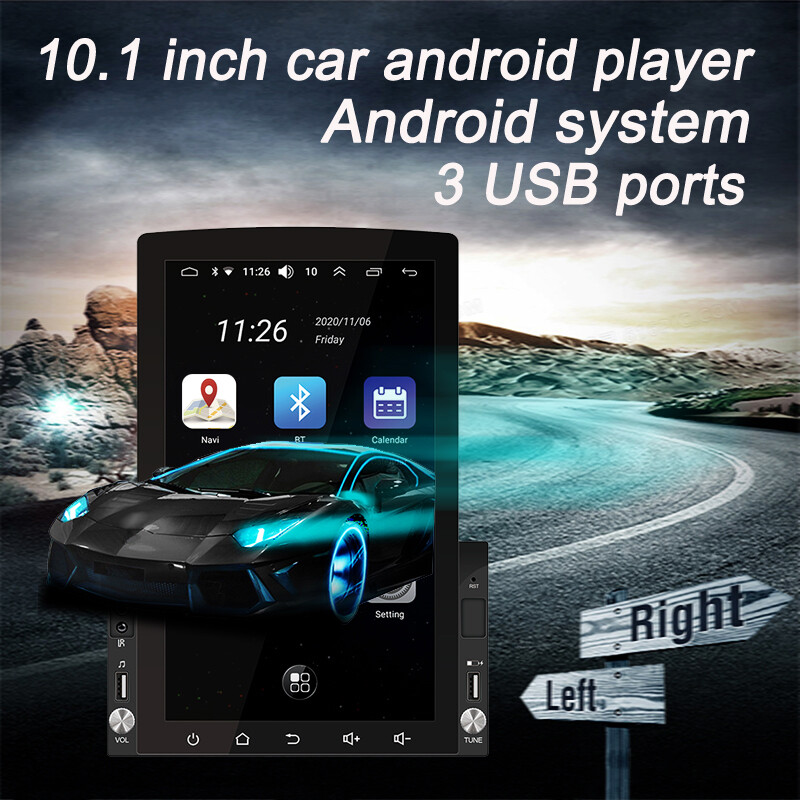 2 Din Bluetooth 10 Car Stereo Radio 10.1″ GPS Navi Android WiFi Touch Screen MP5