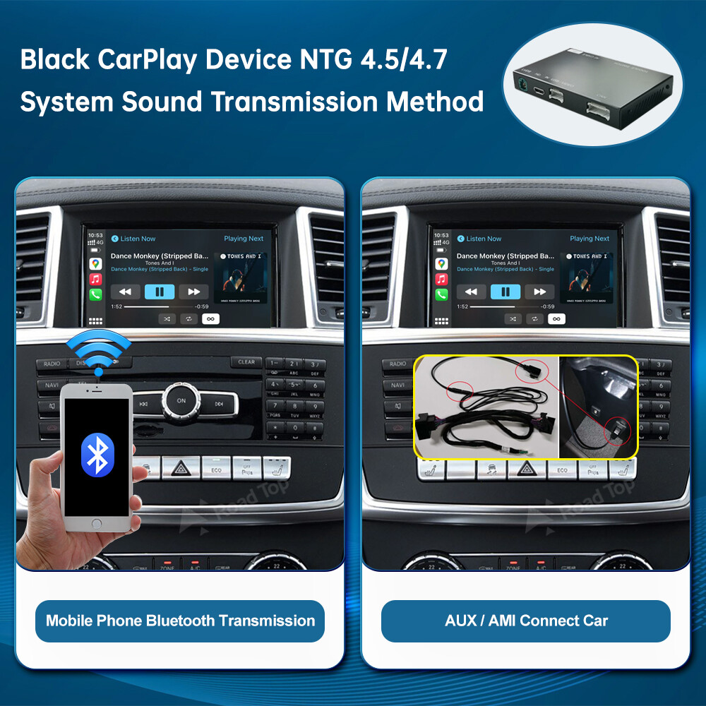 For Mercedes Benz ML350 W166 GL450 X166 Wireless CarPlay Android Auto Interface