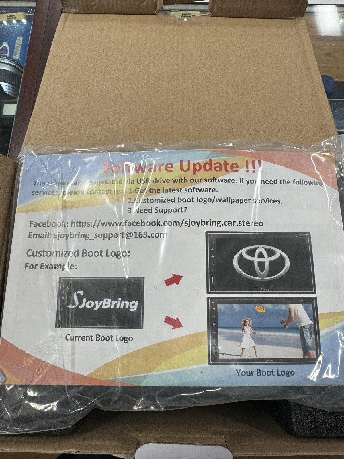 JoyBring 7 inch Screen Display mp5 Car System Unit With Remote Model JOY-W019