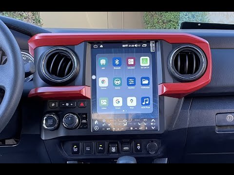 12.1″ Tesla Style Radio Multimedia Player GPS Stereo For Toyota Tacoma 2016-2022