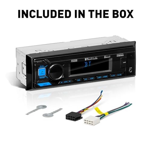 P350MB Car Audio Stereo System – Single Din, Bluetooth Audio and Single DIN