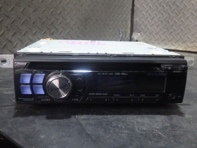 Alpine CDE-100J CD Player 1DIN Car Audio Receiver Stereo JAPAN
