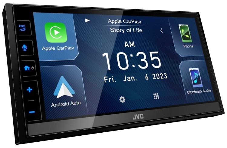 JVC KW-M788BH Apple CarPlay Android Auto Digital Media Player 6.8 In
